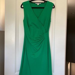 Green dress by DVF